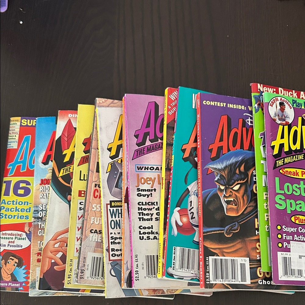 Lot of 13 Disney adventures magazines